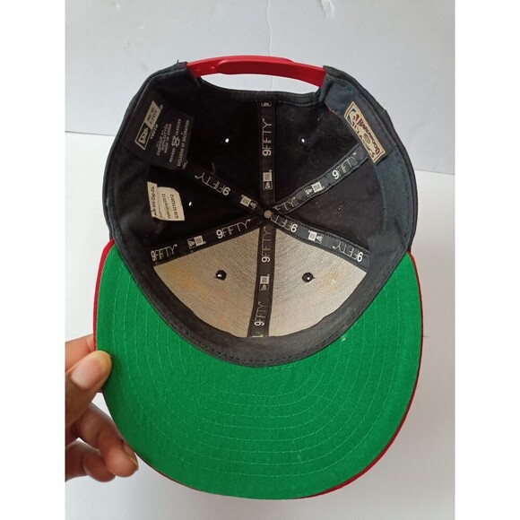 Miami Heat Hat Black Red Snapback Cap - Picture 7 of 11